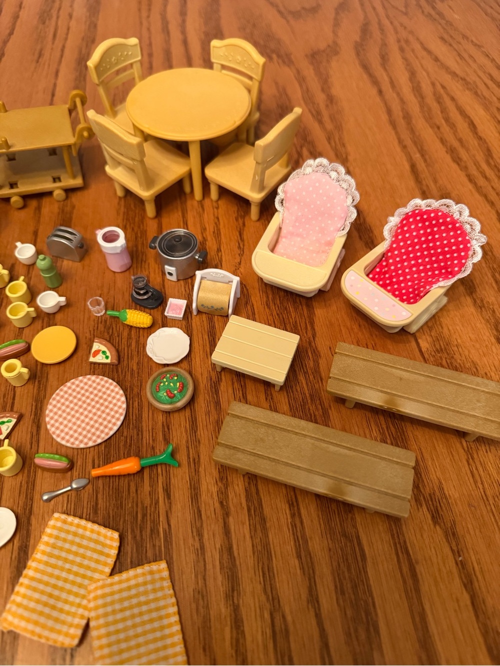 Calico Critters Sylvanian Families Food Kitchen Dishes Utensils Accessories Lot - Picture 4 of 7